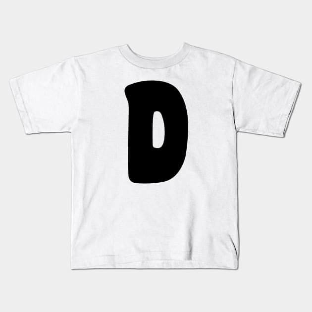 Letter D Kids T-Shirt by Xtian Dela ✅